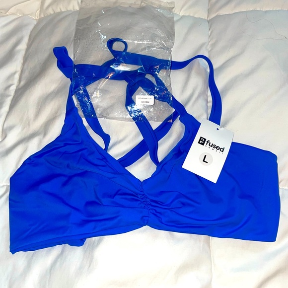 Fused Hawaii Other - NWT Fused Hawaii Kohanaiki Bikini Top in “Ocean” Blue